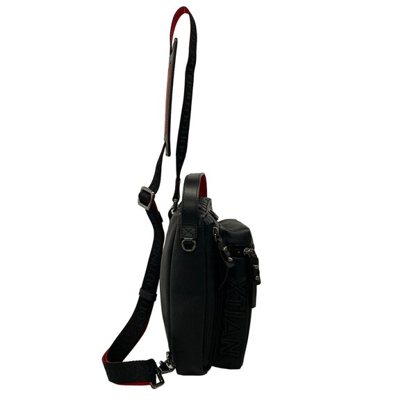 Christian Louboutin Backpack Black Red Leather Rubber main image 5